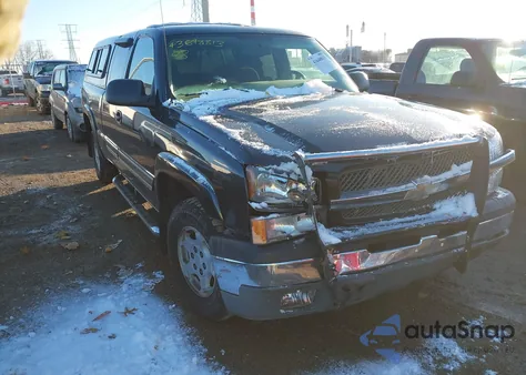 2004 Chevrolet Silverado 1500 Z71 из США, поврежденный, VIN 1GCEK19T24E367445